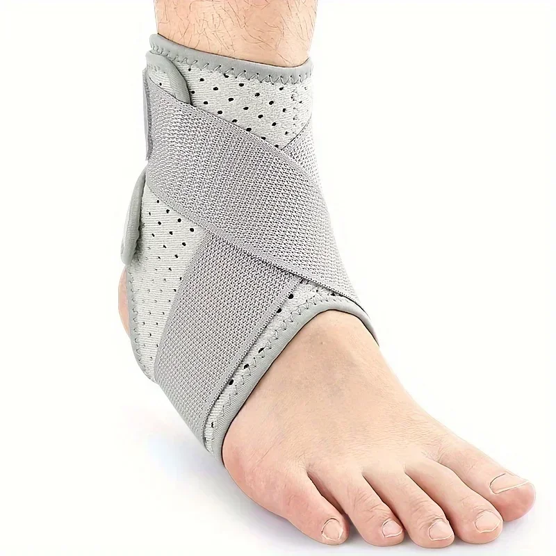 

Подтяжка для поддержки лодыжки при растяжении связок лодыжки с боковыми стабилизаторами для мужчин и женщин, стабилизатор шины для лодыжки