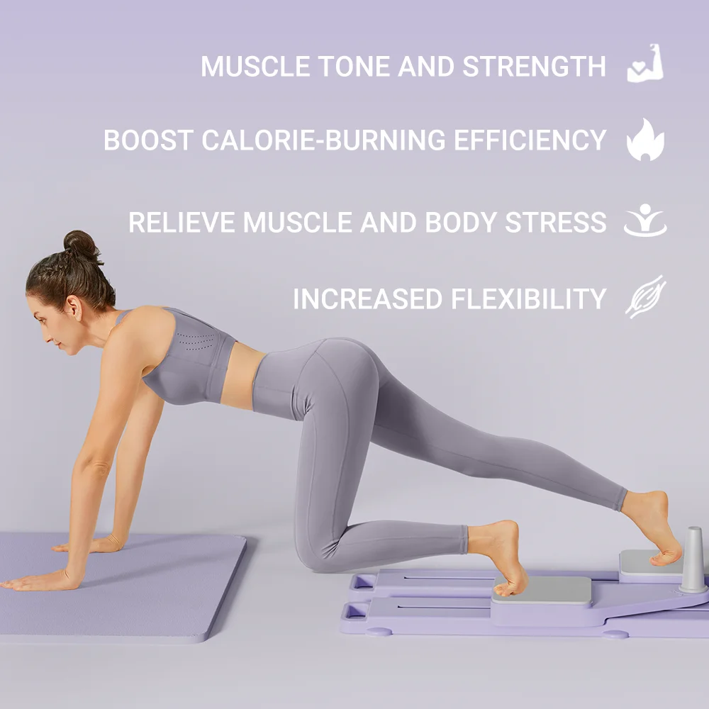 UMAY Multi‑Functional Detachable Split‑Style Abdominal Board, Split Abs Slide Roller with Simulated Ski Mode, Home Pilates Reformer with Knee Mat for Abdominal Leg Core Strength Training view 3