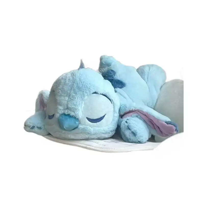 Pluszowa maskotka Stitch do spania, rozmiar 40/55/70/90/110 cm, urocza poduszka do drzemki dla dziewczynki, dekoracja pokoju, pluszowa zabawka, prezent urodzinowy