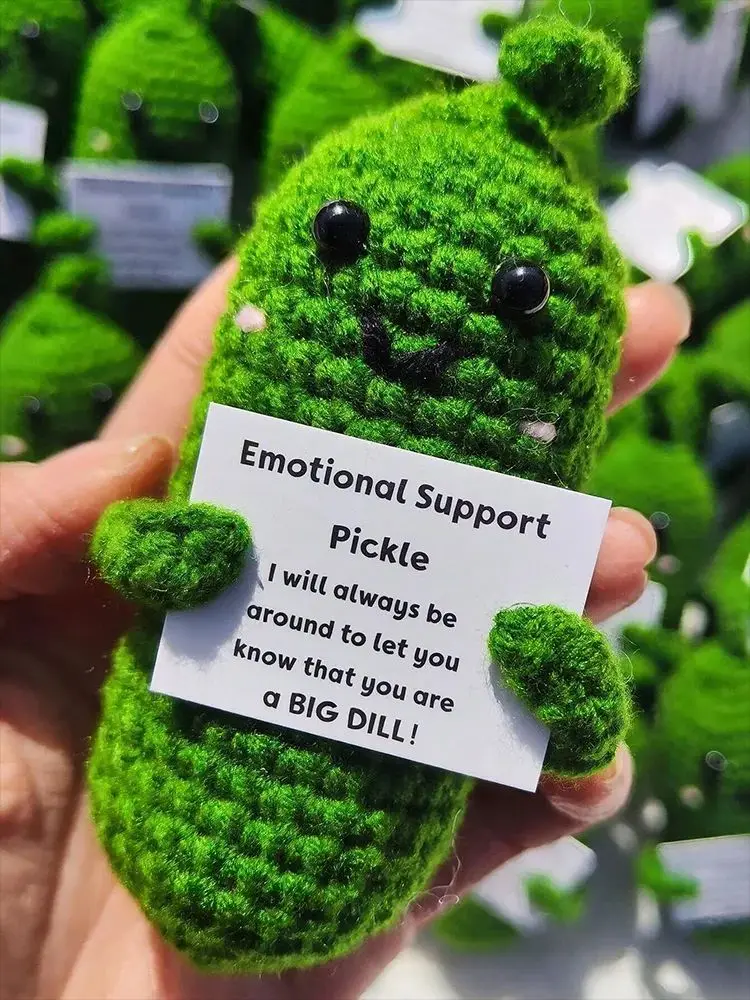 Funny Positive Poop Hug Pocket Hug Mini Handmade Plush Wool Knitted Doll Cute Desktop Decoration Birthday Holiday GiftDecoration