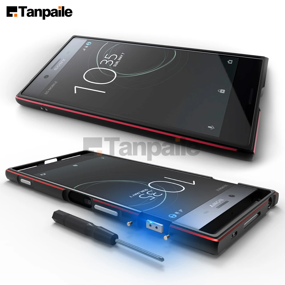 Luksusowe Ultra cienkie metalowe etui na zderzak ze stopu aluminium dla Sony Xperia XZ Premium XZ2 Ultra Z3 1 XZ4 zamka pokrywa z magnesem Capa