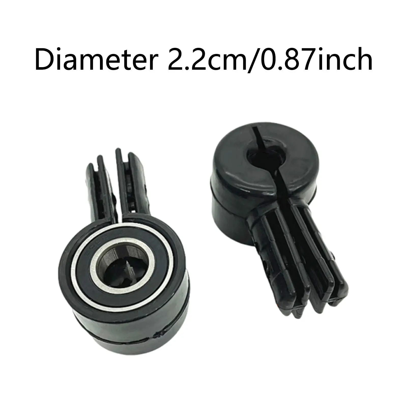 2x محامل دراجة ثلاثية العجلات للأطفال، محامل دراجة للأطفال، محمل العجلات الأمامية والخلفية غير قابل للانزلاق