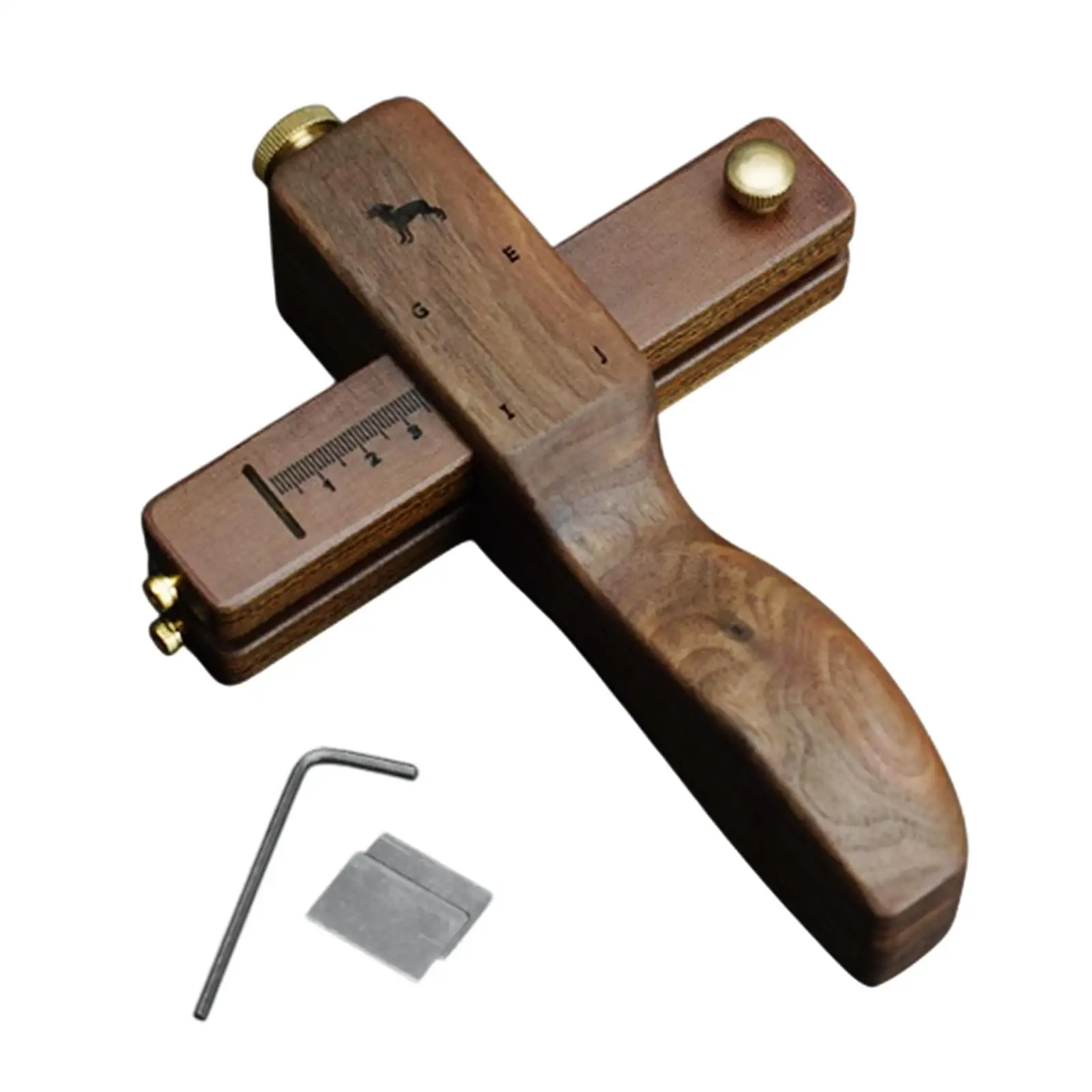 

Leather Strip Cutting Tool Handmade Beginner Portable Hand Trimmer Clear Scale Adjust Length Easy to Use Leather Strap Cutter