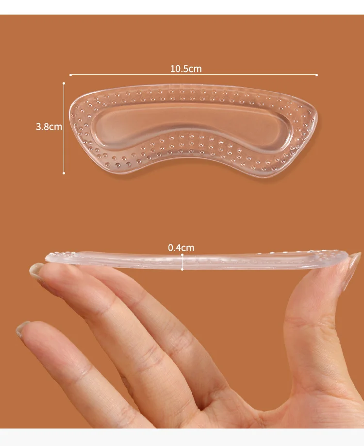 Coussinets de talon en Gel de Silicone, Inserts de chaussures, doublure de talon, protecteur de coussin, semelles intérieures autocollantes pour talons hauts, coussinet de pied, accessoires de confort