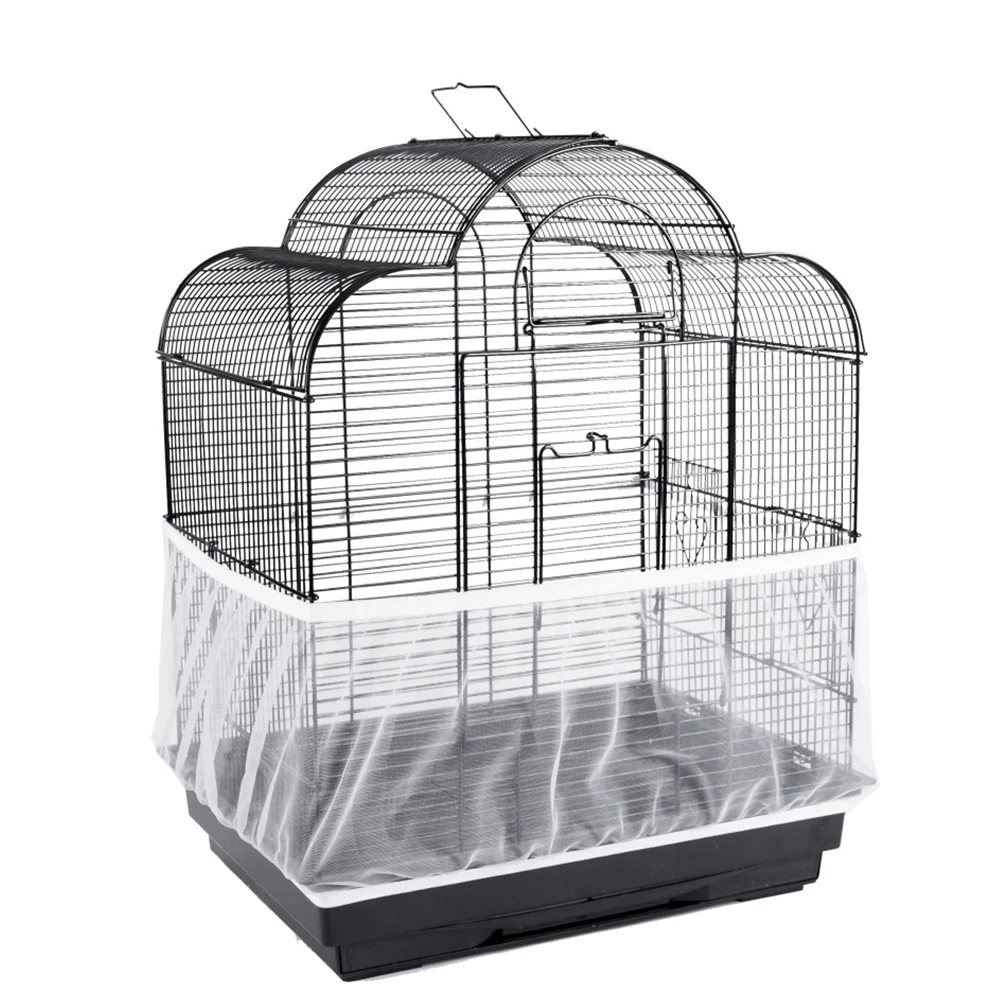 

Bird Cage Skirt Cover Cages for Parakeets Net Breeding Catcher Covers Birds Accessories