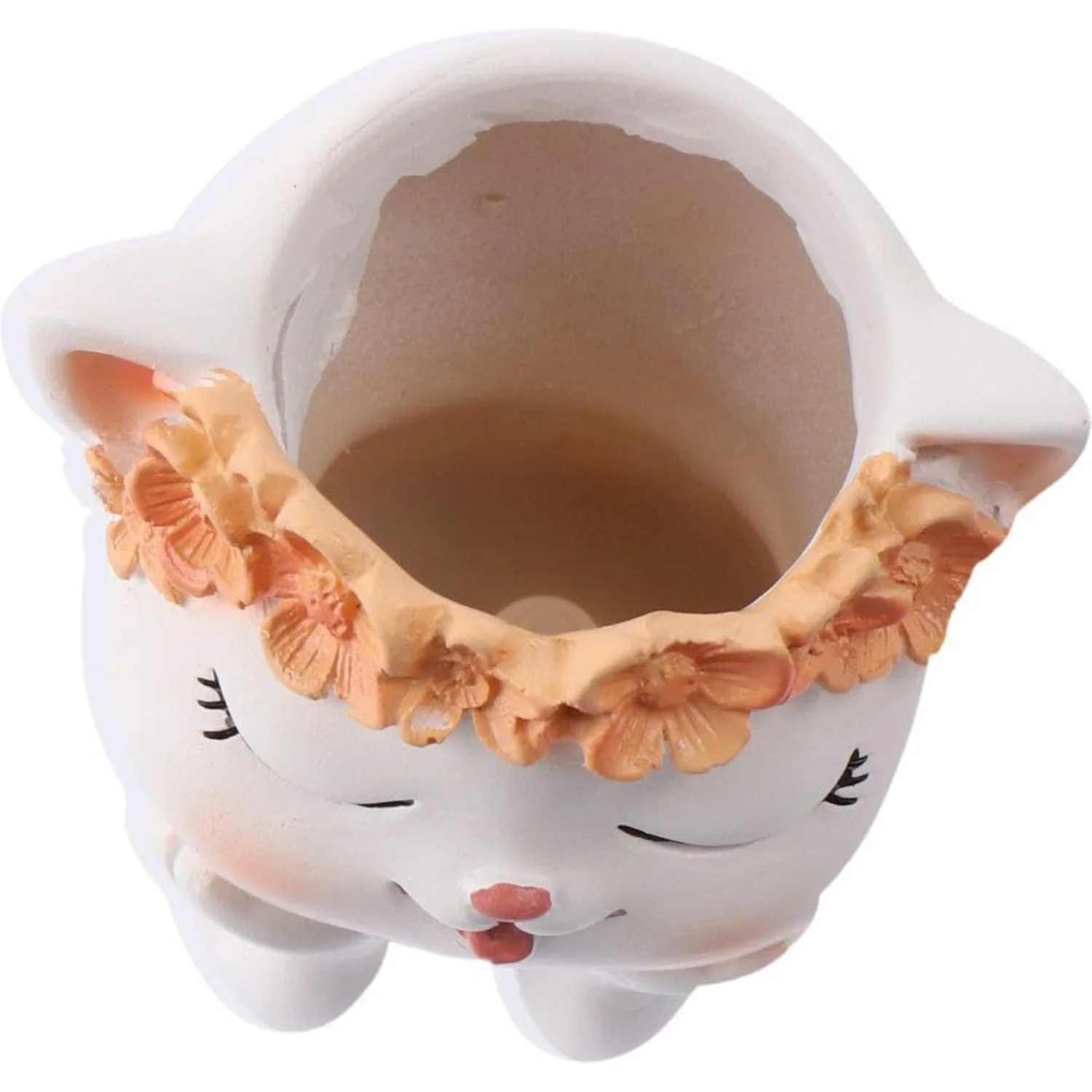 Desktop Pen Holder,Resin Pen Container,  Desktop Decoration, Handmade Flower Pen Container,Desk Organizer Accessory