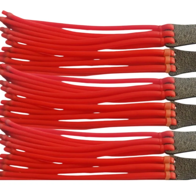 6-Strand Tubular Slingshot Bands Pre-Made Latex Elastic Tubes Ready-to-Use Replacement Bands for Balls for Outdoor Shooting