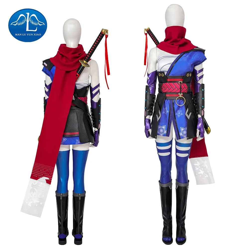 

Manluyunxiao Psylocke Cosplay Costume Full Set Custom Size For Halloween Comic Con