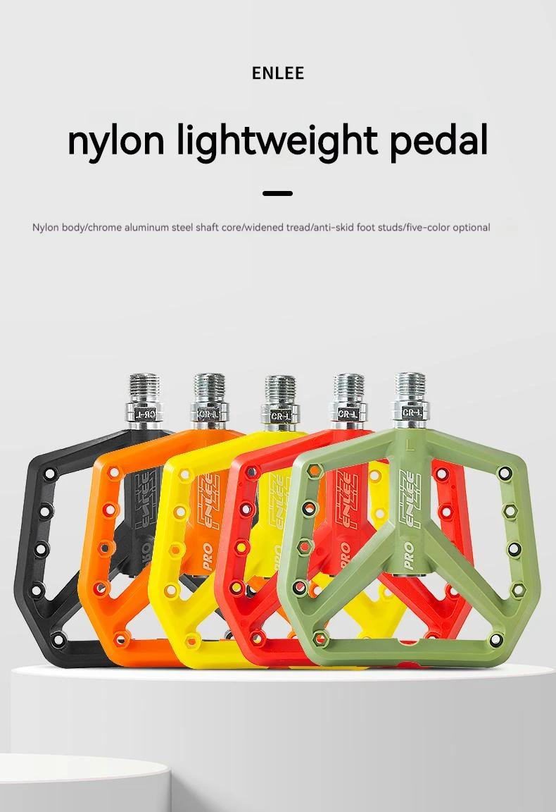 Enlee Mountainbike ultraleichtes Nylon pedal für Fahrrad pedal verbreitert ultraleichte Dichtung du Lager MTB Fahrrad pedale Zubehör – Detail 2