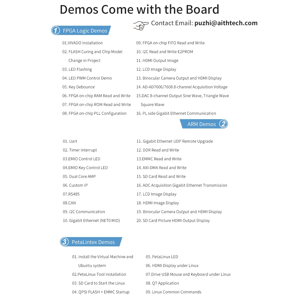 Conselho de Desenvolvimento Xilinx Zynq-7000 FPGA, Puzhi 7010, SoC XC7Z010