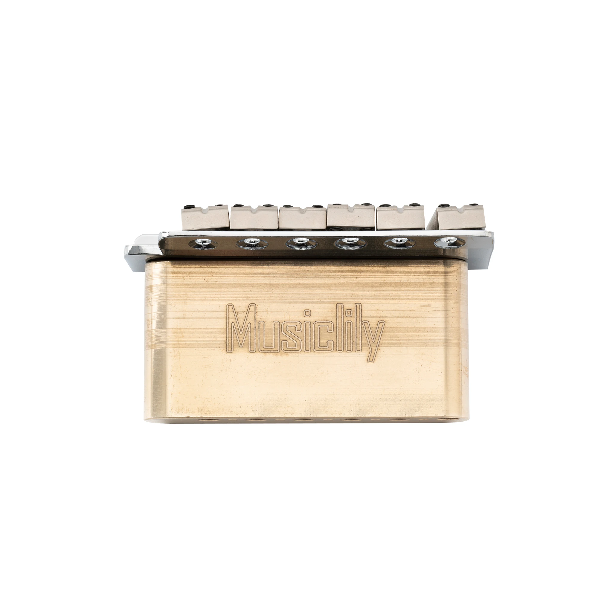 Musiclily Ultra 54mm Full Brass 36mm Tremolo Block for ST Style Electric Guitar Wilkinson M Series Bridge