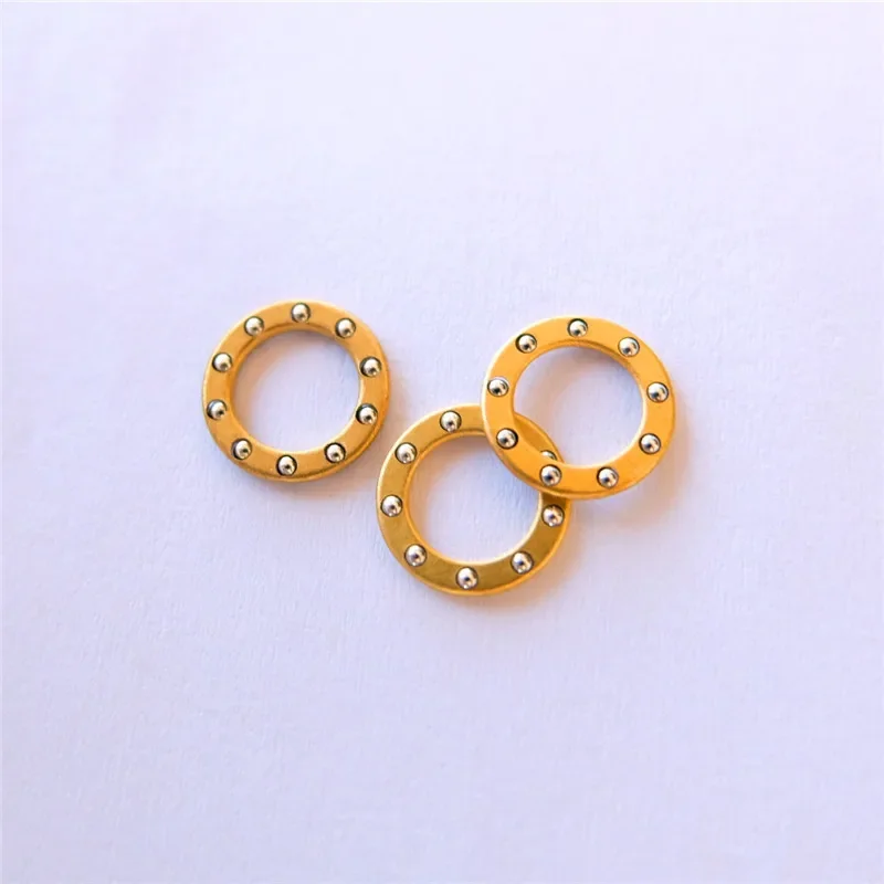 Imagem -03 - Mini Avião Rolamento Axial Bola de Aço Cerâmico Impulso Suporte de Cobre Faca Dobrável Acessórios 10 Pcs por Lote