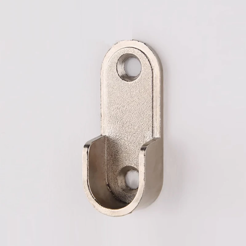 2/4/PCS Wardrobe Clothes Tube Support Closet Rod Pole End Bracket Thickening Holder Cupboard Hardware Furniture Accessories