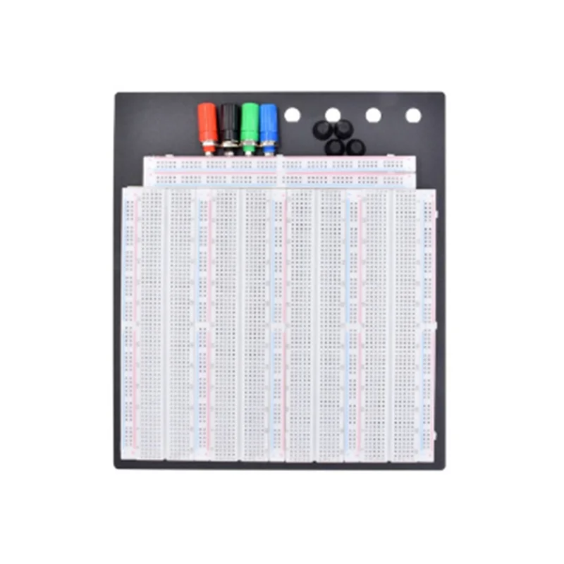 B66C No Welding Solderless Breadboard Plate 3220 Tie-Points Test Circuit Board ZY-208 4Pcs 830 Points