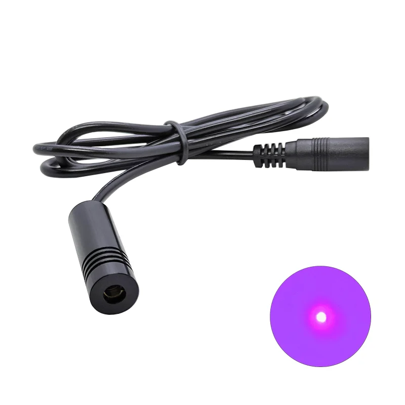12X40mm 405mm 1mW 5mW 10mW 20mW External Focus Blue Purple Violet Light Spot Laser Module Laser Positioning Lamp Laser Head