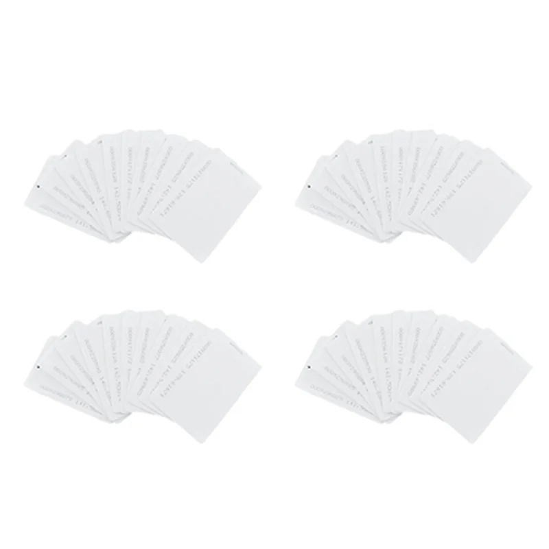 

FUFU 40 шт. белая 125 кГц 0,8 мм RFID-карта доступа