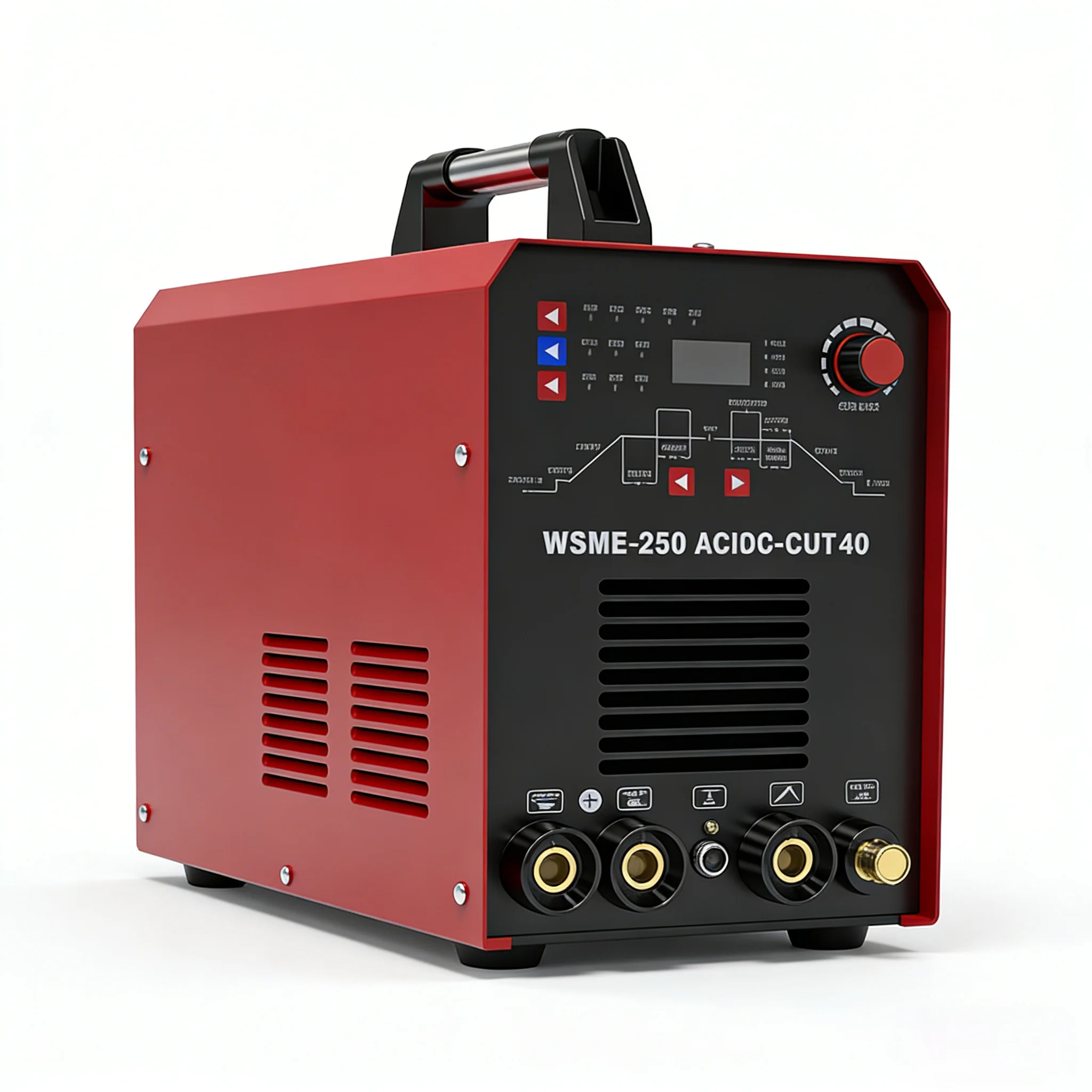 

Portable 6-in-1 Multifunction Inverter Plasma Cutter MMA TIG Welding Machine Stainless Steel Capability 9.2kVA Copper