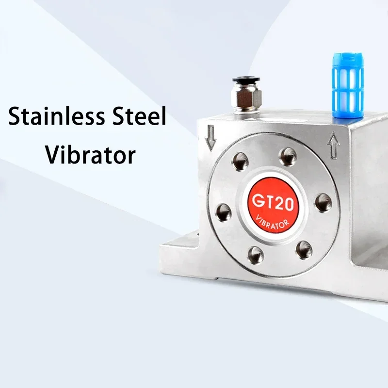 304 Stainless Steel Pneumatic Vibrator Turbo Oscillator Air Hammer Imported Bearing GT-8 10 20 25 36 48