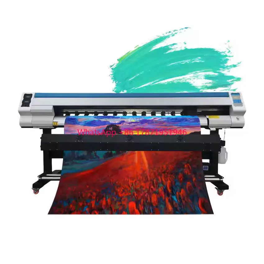 

Hot Selling Automatic Large Format Inkjet Eco Solvent Printer Provided 220V Flatbed Printer with I3200/XP600/DX5 printhead