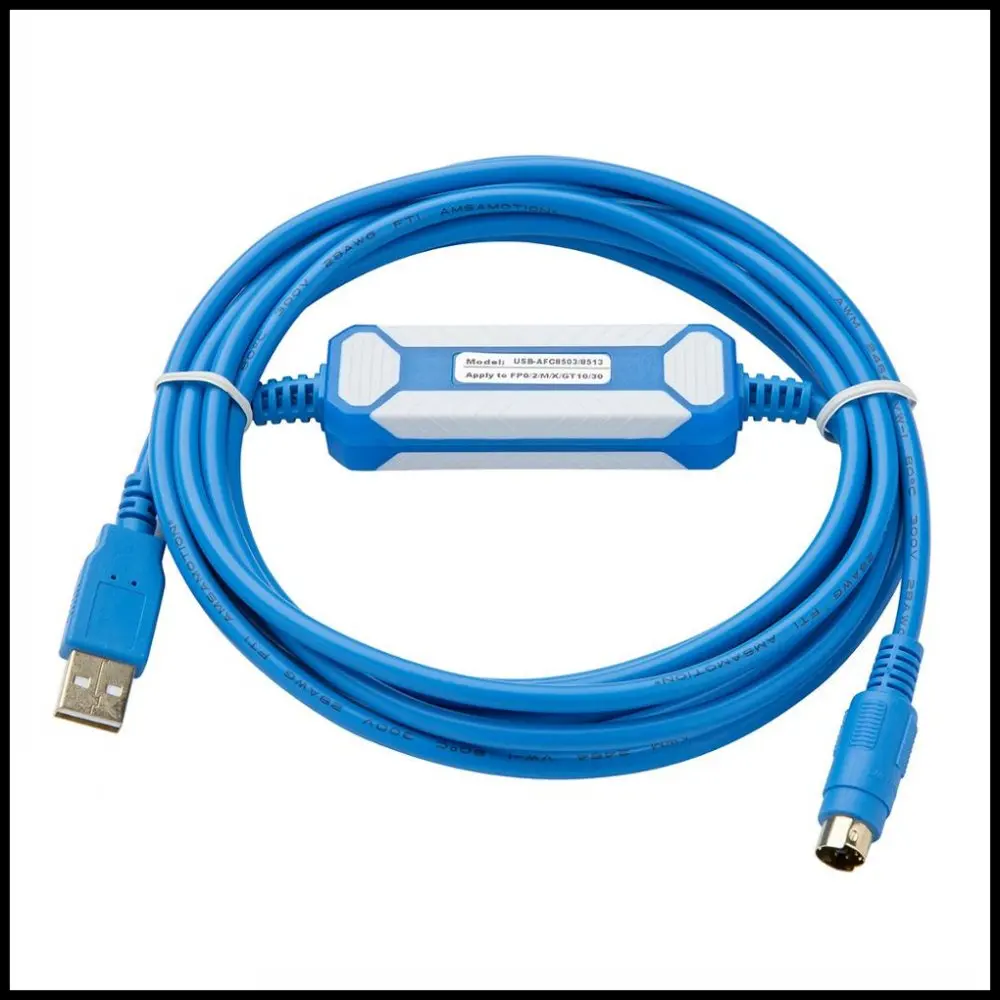 CNC USB-AFC8513 Isoltaed Programming Cable Suitable Panasonic FP0/FP2 FP-X/M Series PLC Download Line