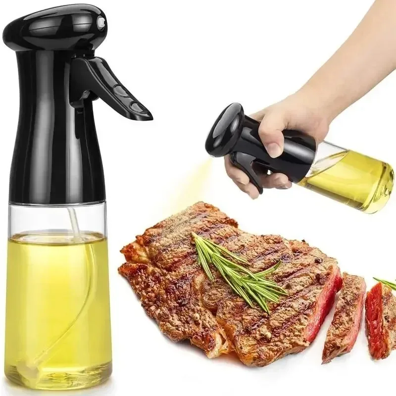 

Oil spray bottle, glass atomized kitchen, household air frying pan, foggy edible olive oil, spray type oil spray kettle