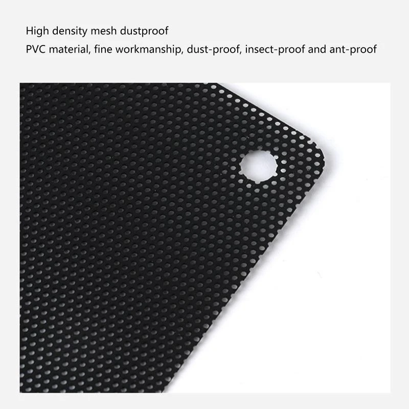 3/4/5/6/7/8/9/12/14cm Frame Dust Filter Dustproof PVC Mesh Net Cover Guard for Home Chassis Computer for Case