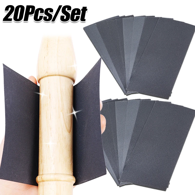 

10/20Pcs Wet Dry Sandpaper Waterproof Sand Paper for Automotive Car Wood Furniture Metal Plastic Polishing Tool Sanding Sheets