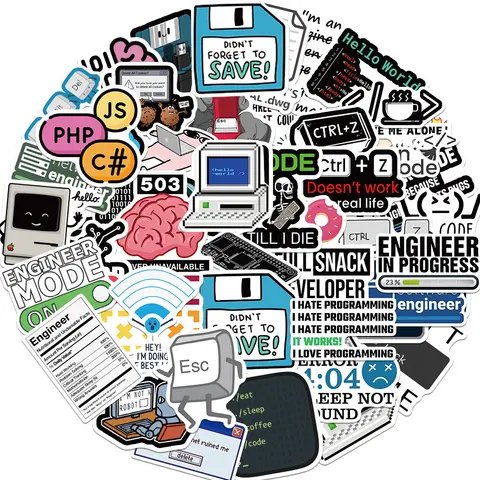 8 best sales utvecklarklistermärken bärbar dator - №6