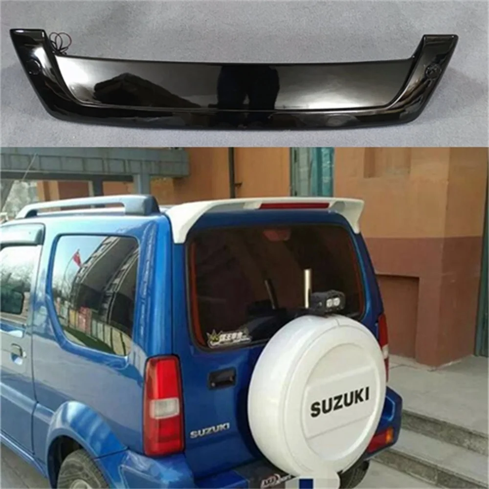 For SUZUKI JIMNY Spoiler 2007-2017 SUZUKI JIMNY High Quality ABS Material Car Rear Wing Primer Color Rear Spoiler