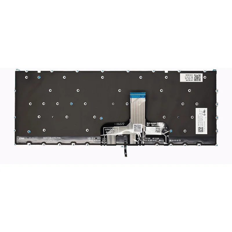 لوحة مفاتيح بديلة للكمبيوتر المحمول US/RU لأجهزة Lenovo Yoga 7 14ARB7 14IAL7 14IRL Yoga Slim 7 ProX 14ARH7 14IAH7 PT4SB بإضاءة خلفية #4