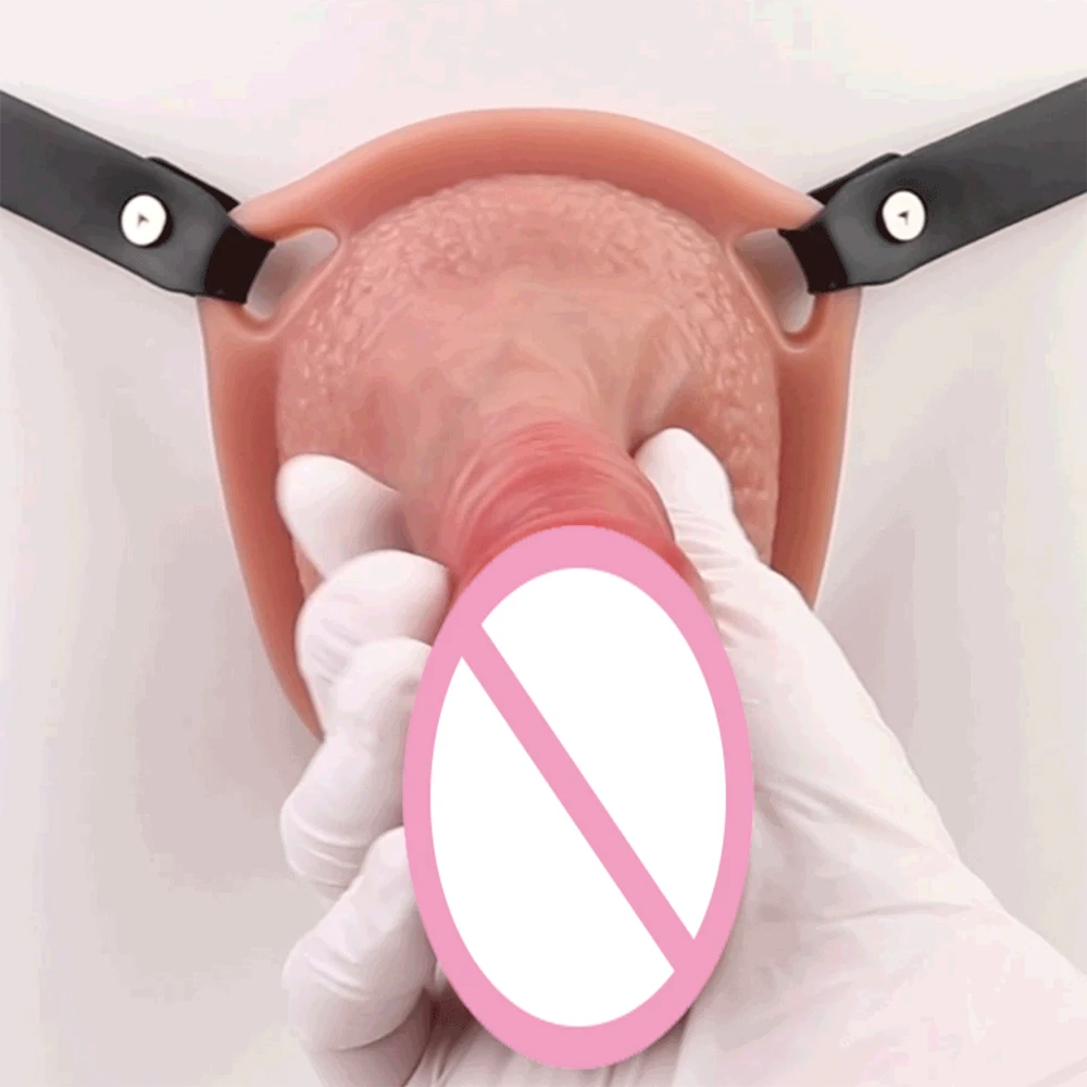 SMMQ حزام على القضيب المجوف لينة سيليكون ذكر العفة قفص قابل للقفل حلقة القضيب المكبر الذكور العفة المثيرة اللعب #6