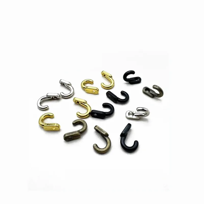 

Zinc Alloy Vintage Hooks With Screws Black Silver Gold Wall Hangers For Kitchen Bathroom Towel Coat Bag