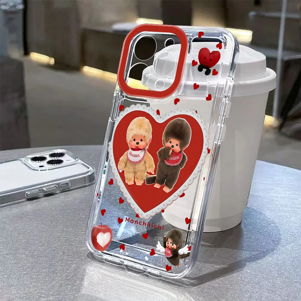 Schöne Monchhichis Handyhülle für Samsung Galaxy S26 S25 S24 S23 S22 S21 S20 FE Note20 Note10 Edge Plus Ultra Lite 5G Cover – Detail 7