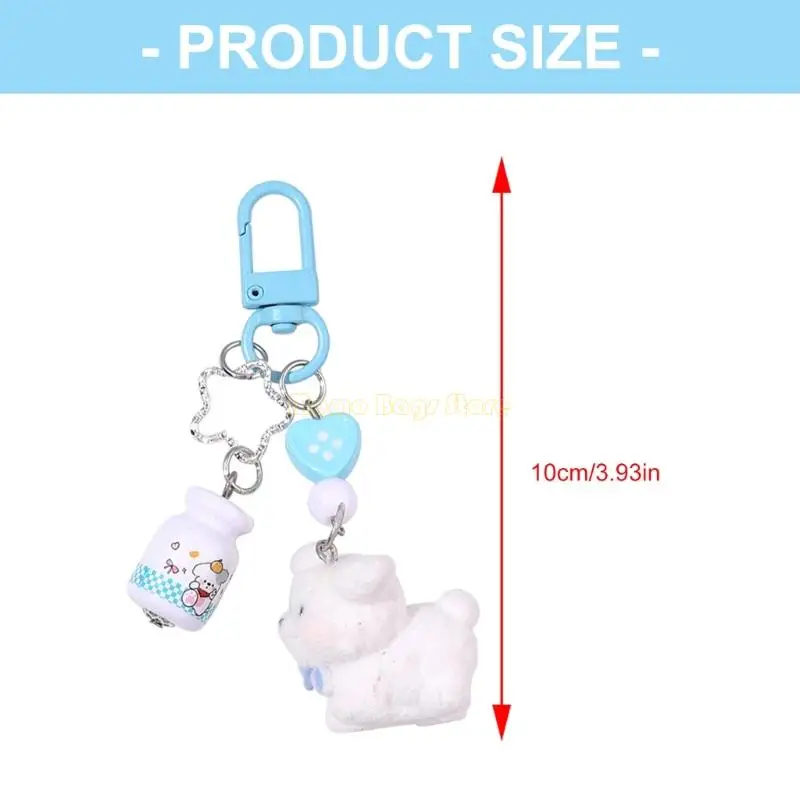 Encantadores llavero estético x90d, llavero perro para bolsos bolsos mochilas amuletos accesorios Valentín