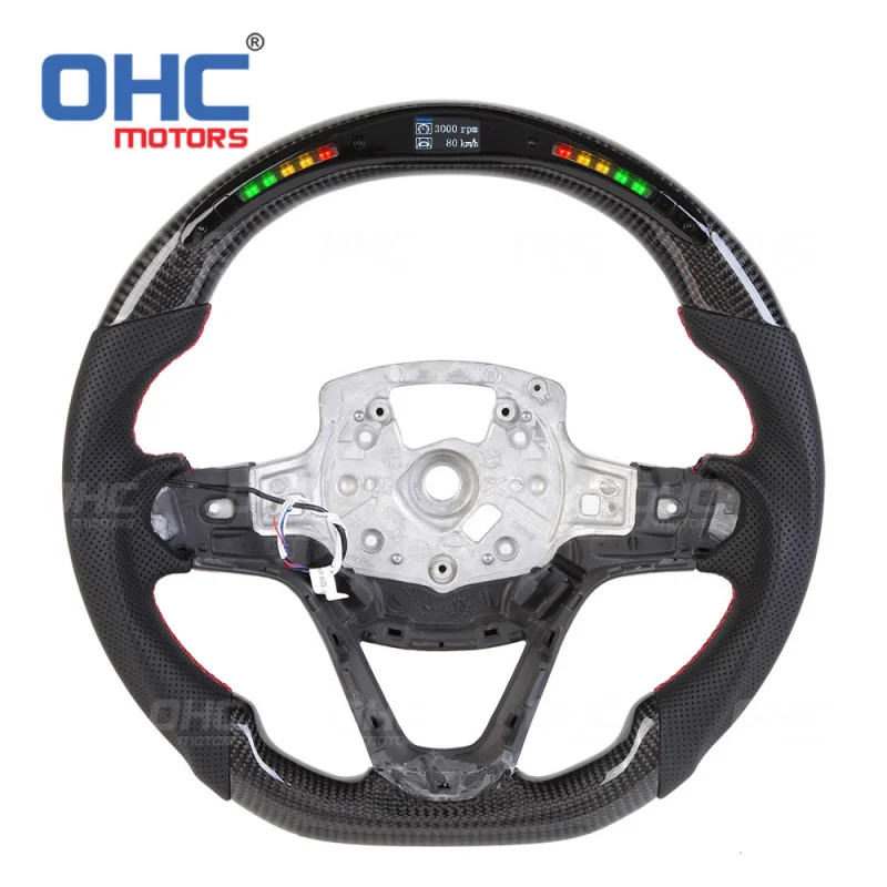 For BMW i8 Factory direct sales: Carbon fiber smart car steering wheel , sports car modification, upgraded paddle shifters