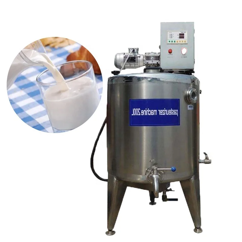 

Commercial Small 50L Flash Milk Pasteurizer Fruit Juice Pasteurization Machine Price