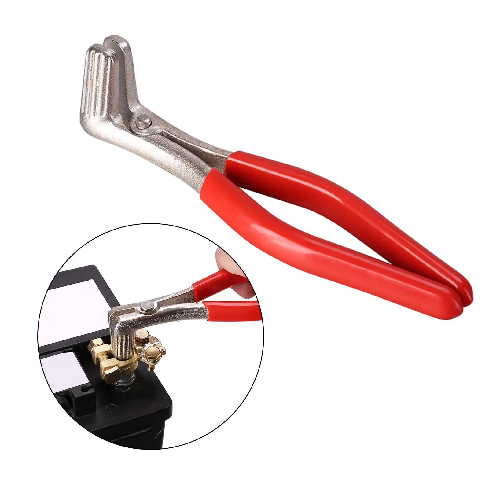 Auto Battery Pliers Angled Head Repair Tool for Tractor Truck