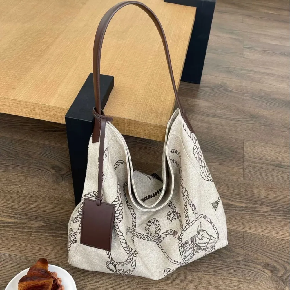 

Tote Bag Handbag Women's New Messenger Commuter Underarm Texture Unique Fashion Simple Casual Women's Shoulder Large Capacity