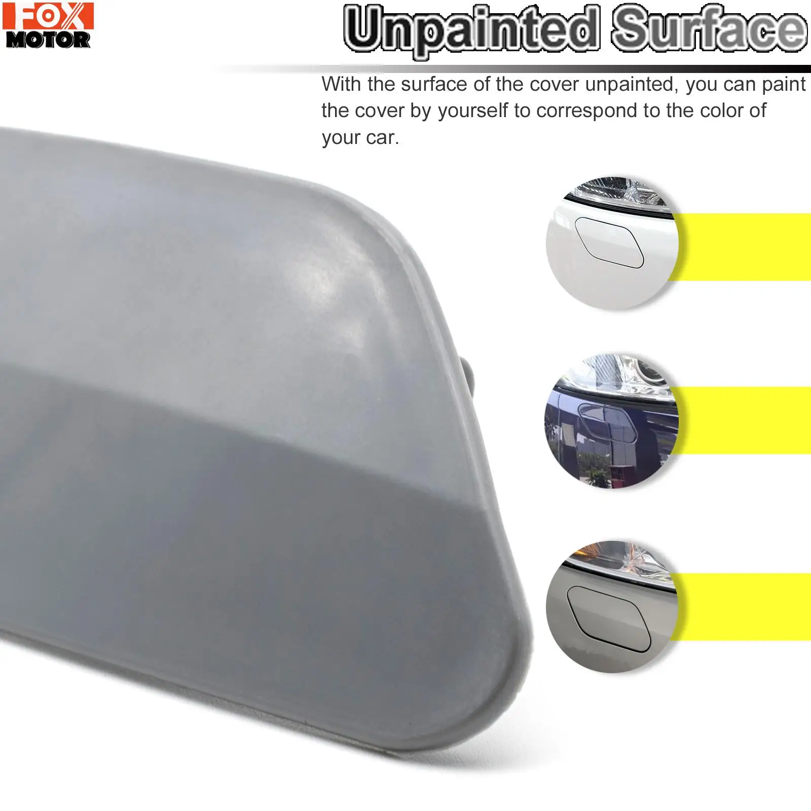 ل فوكسهول أوبل إنسيجنيا A 2008-2013 غطاء فوهة غسالة المصباح 20998581 غطاء المصد الأمامي RH LH غير مطلي 1452018 1452017 #5