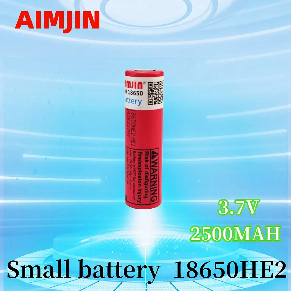 

18650 HE2 3.7V Battery 2500mAh 3.7V 2.5Ah Rechargeable Battery HE2 18650 Battery Power Tool Battery