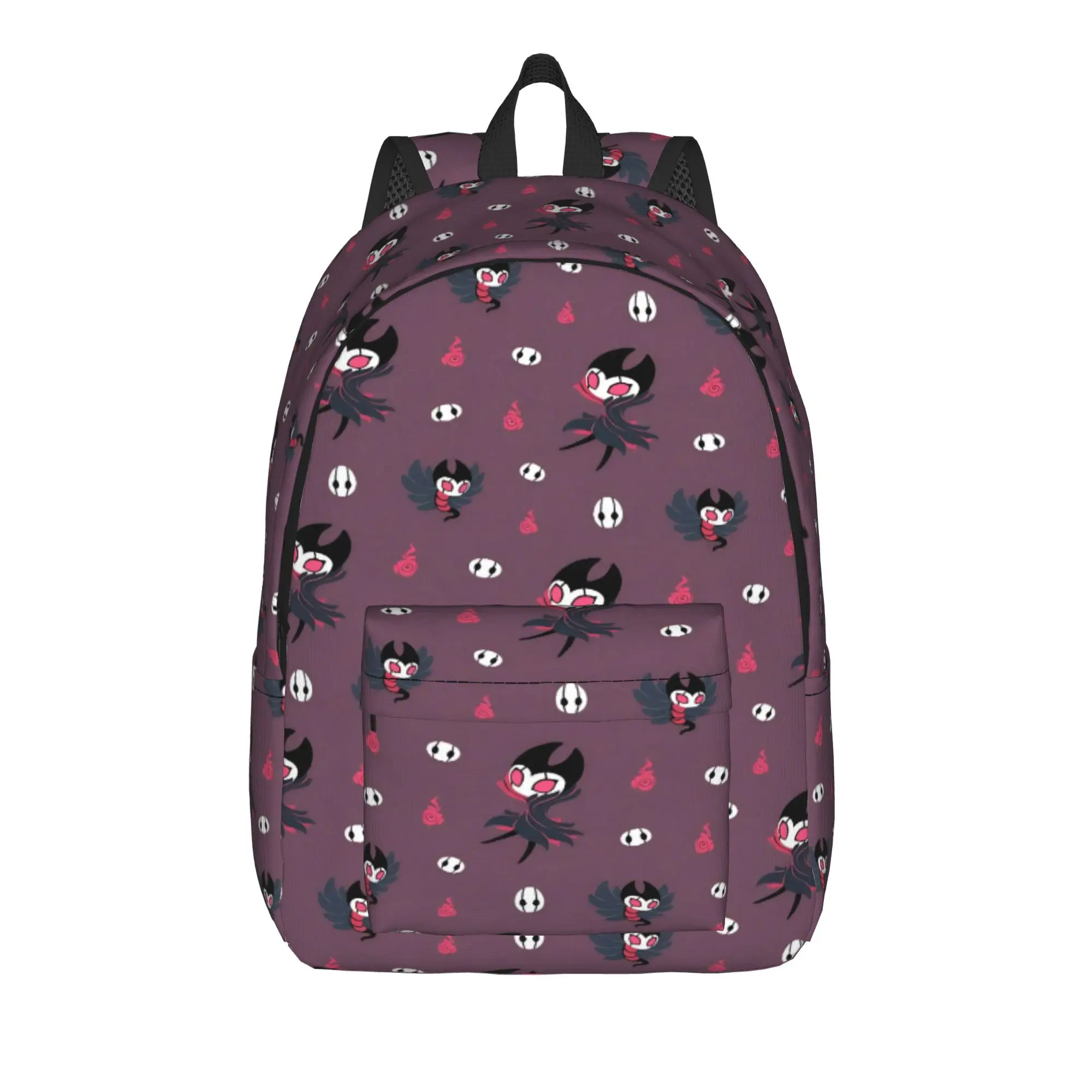Hollow Knight Video Game Backpack  College Backpacks Female Stylish High School Bags Custom Breathable Rucksack