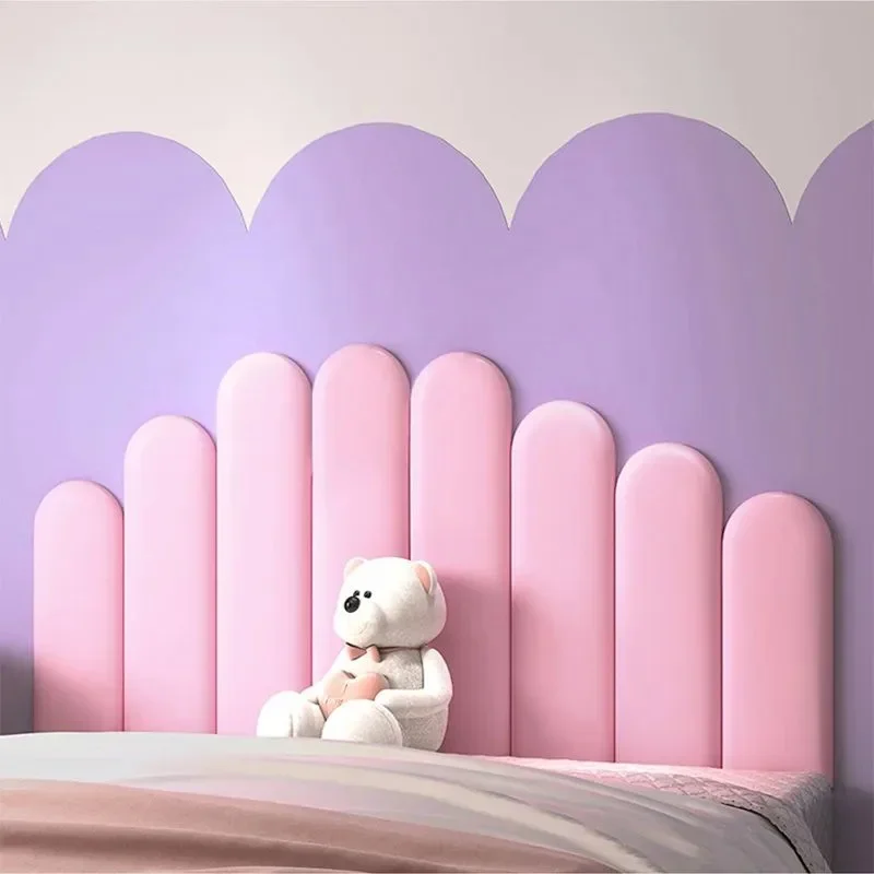 Children's Room Cartoon Anti-collision Wall Sticker Princess Room Tatami Soft Bag Background Wall Backrest Headboards for Bed