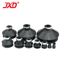 JXD SMC Mini Double layer Vacuum Sucker ZP-06/08/10/13/16/20/25/32/50BN/BS Black NBR Round Soft Vacuum Suction Cup