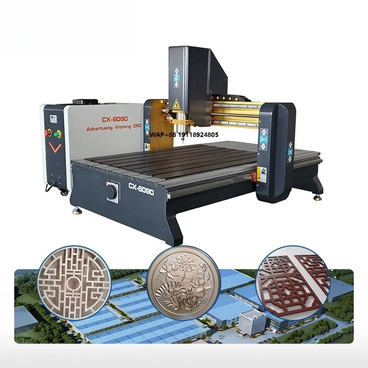 

High Precision Mini Desktop CNC Router for Wood Carving & Engraving Single Spindle Motor Gear Pump Syntec Engine Control System
