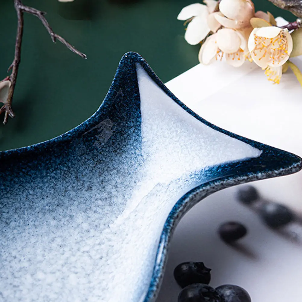 14 Inch Fish-Shaped Ceramic Plate for Steaming, Elegant Tableware Gift for Gatherings and Housewarming
