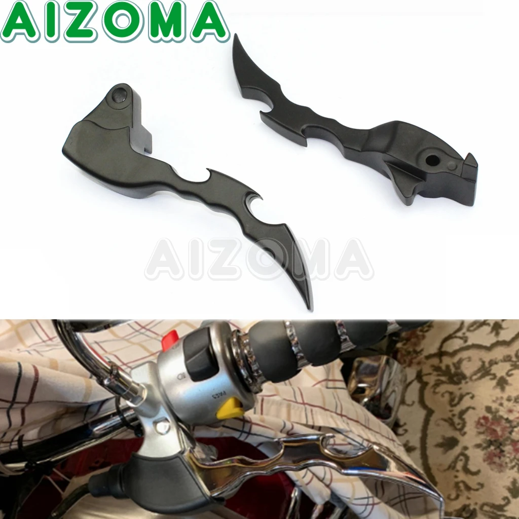 1 Pair Billet Aluminum Blade Hand Control Levers Motorcycle Brake Clutch Lever For Suzuki Boulevard M109R Accessories 2006-2017