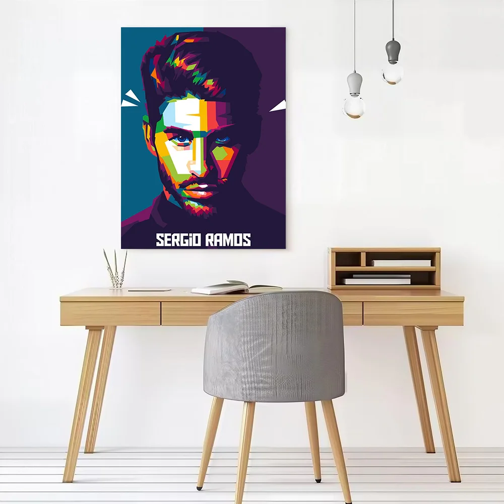 Sergio Ramos Poster Customizable Printed Canvas Painting for Pictures Wall Art Modern Home Decoration Living Room Decor Arts