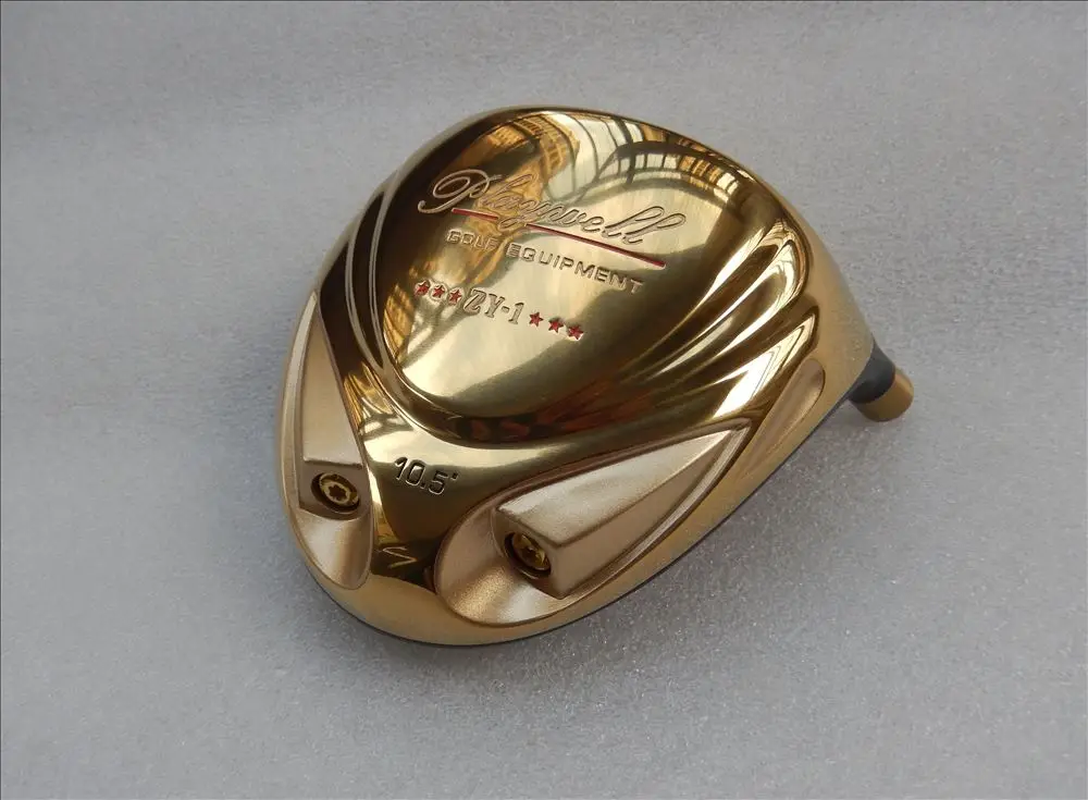 FUJISTAR Golf Playwell ZY-1 titanium golf driver head 10.5deg Gold colour with cover