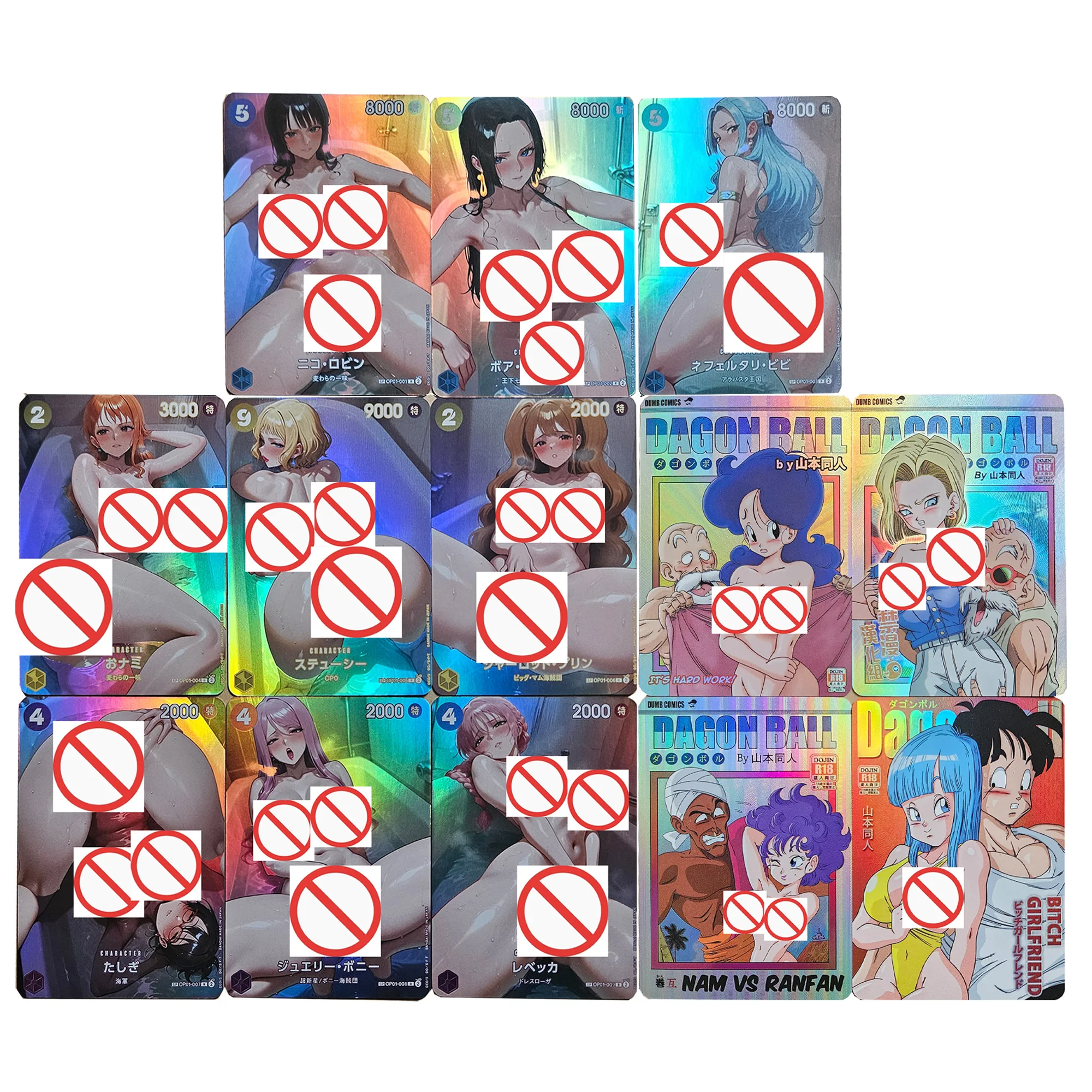 Diy Self Made Goddess Story Opcg Nami Vivi Bonney Collection Card Refraction Color Flash Android 18 Anime Cards Gift Toys