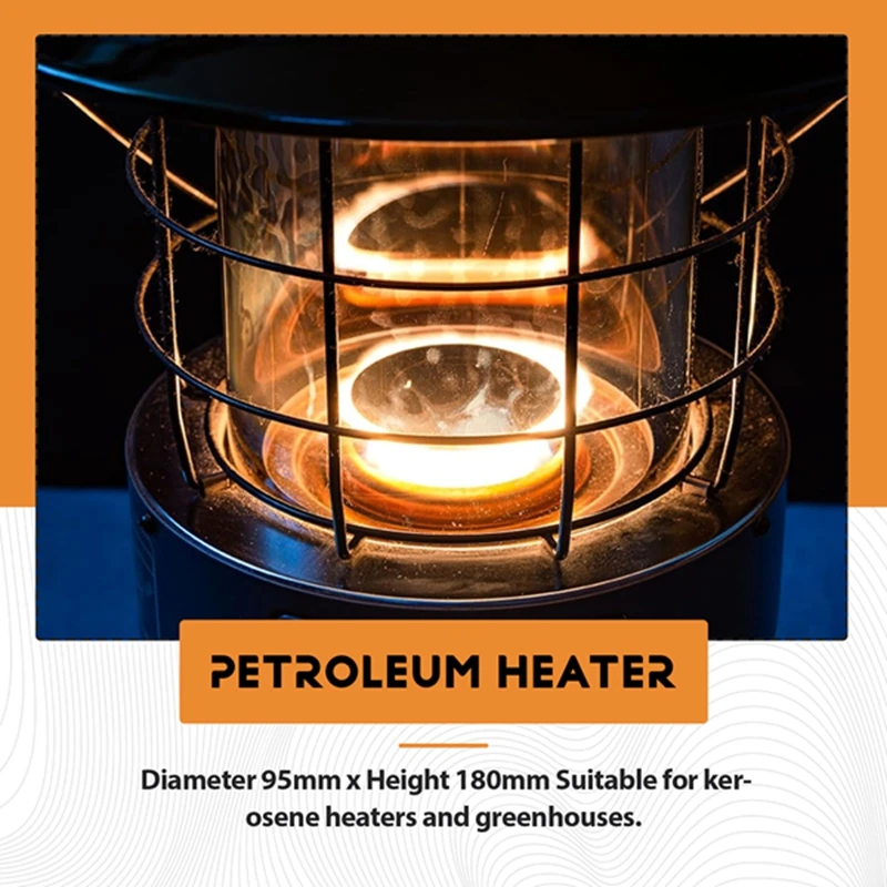 Replacement Wick 4 Pieces Wick for Petroleum Stove for Indoor Use, Wicks for Petroleum Heating Heater, Replacement Wick